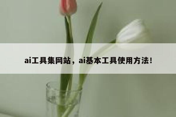 ai工具集网站,ai基本工具使用方法! 第1张 ai工具集网站,ai基本工具使用方法! 第1张